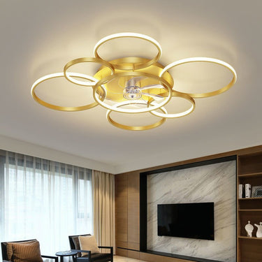 Bedroom Ceiling Fan Light with Ceiling Suction - Casatrail.com